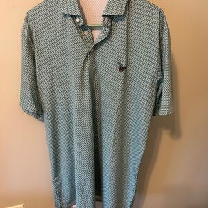 Holderness & Bourne Green Polo Shirt for Men. Size L.